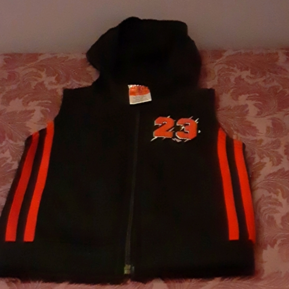 Pro Athlete #23 Toddler's Sleeveless Fleece Hoodie